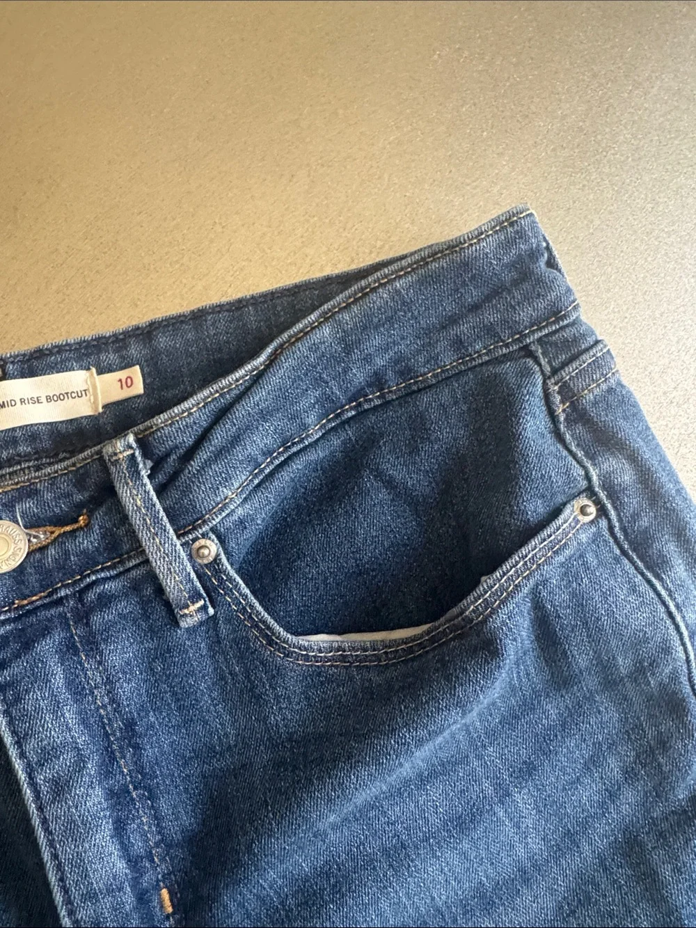 Levi's Women's Dark Blue Flare Jeans - Picture 4 of 10